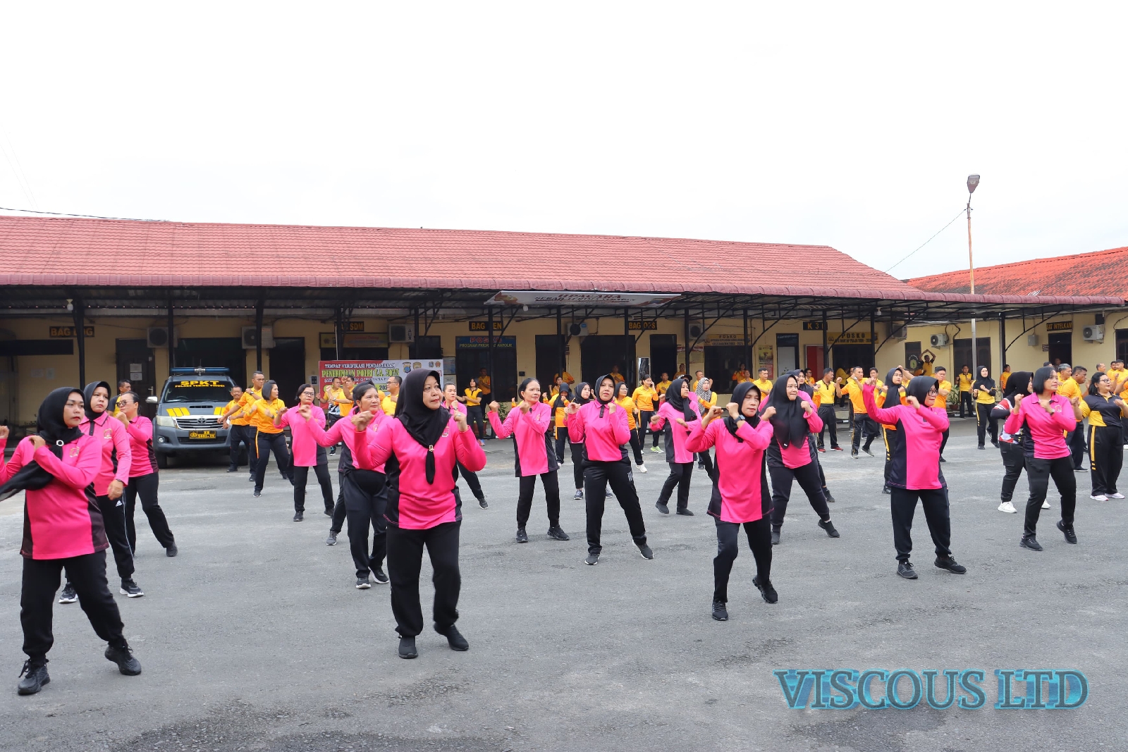 Polres Tebingtinggi Gelar Olahraga Bersama untuk Jaga Kesehatan dan Kebugaran